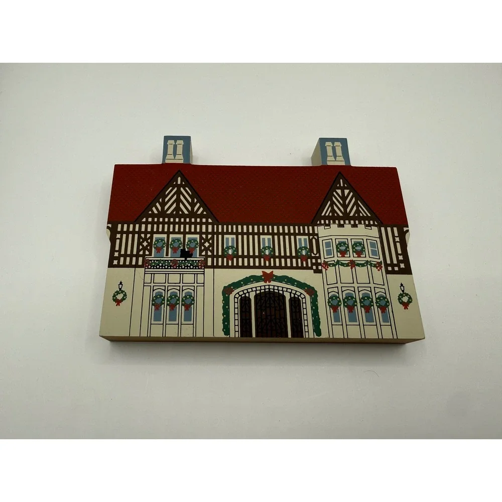 The Cat's Meow Village 1996 Callanwolde‎ Fine Arts Center Atlanta Christmas Wood